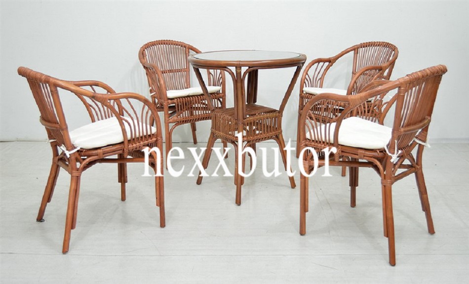 Rattan étkező  | 3.sz. BOGOTA  | cseresznye szín| Nexx Rattan